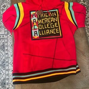 30TH ANNIVERSARY AACA "FRANKENSTEIN" STITCHED HOODIE RED/BLACK
